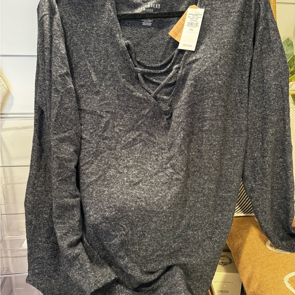 American Eagle Strappy Long Sleeve